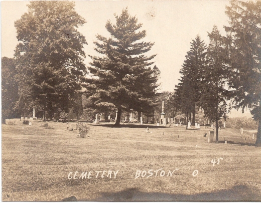 Boston Cemetery, circa 1905