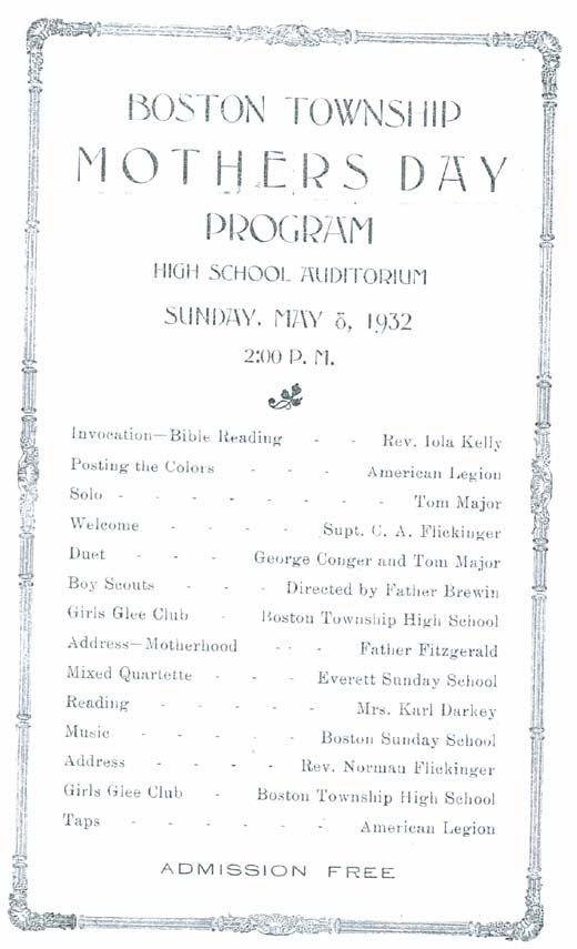 1932 Mother's Day